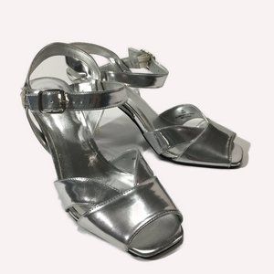 lmpo Silver Heels Size 8